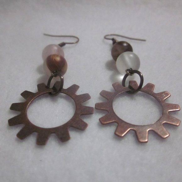 Gear Earrings - Picture 3 of 3
